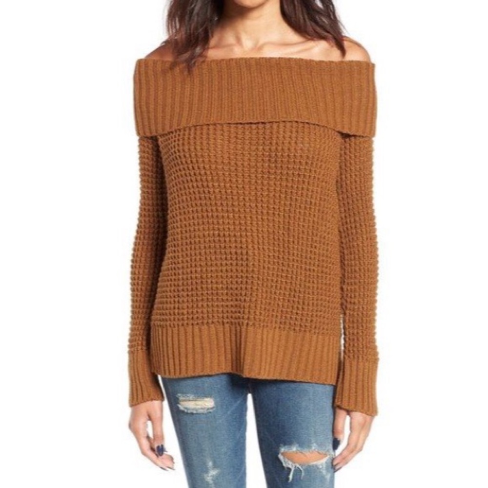 BP Off the Shoulder Knit Sweater XS